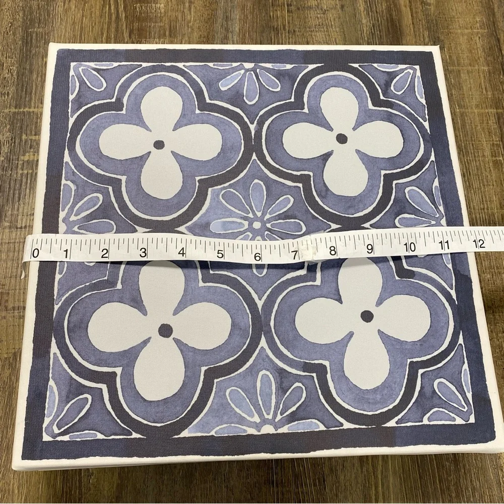 Set of 4 Blue‎ and White Decorative Wall Art/Decor